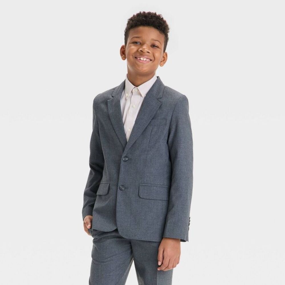 Boys' Suit Jacket - Cat & Jack Gray 8